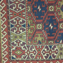 Ковер 190х130 см, шерсть. Винтаж, СССР.. Картинка 6