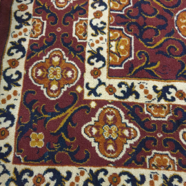 Ковер 290х230 см, шерсть, бахрома. Винтаж, СССР.. Картинка 2