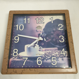 Часы настенные "Mirron", кварцевые, рабочие, пластик, 29 см. Китай.