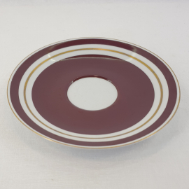 Блюдце, Freiberger Porzellian, крытье. ГДР.