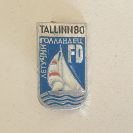 Значок "Таллин-80, Летучий Голландец", СССР