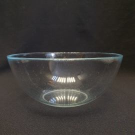 Салатник, стекло, диаметр 22см, высота 9см. Винтаж СССР