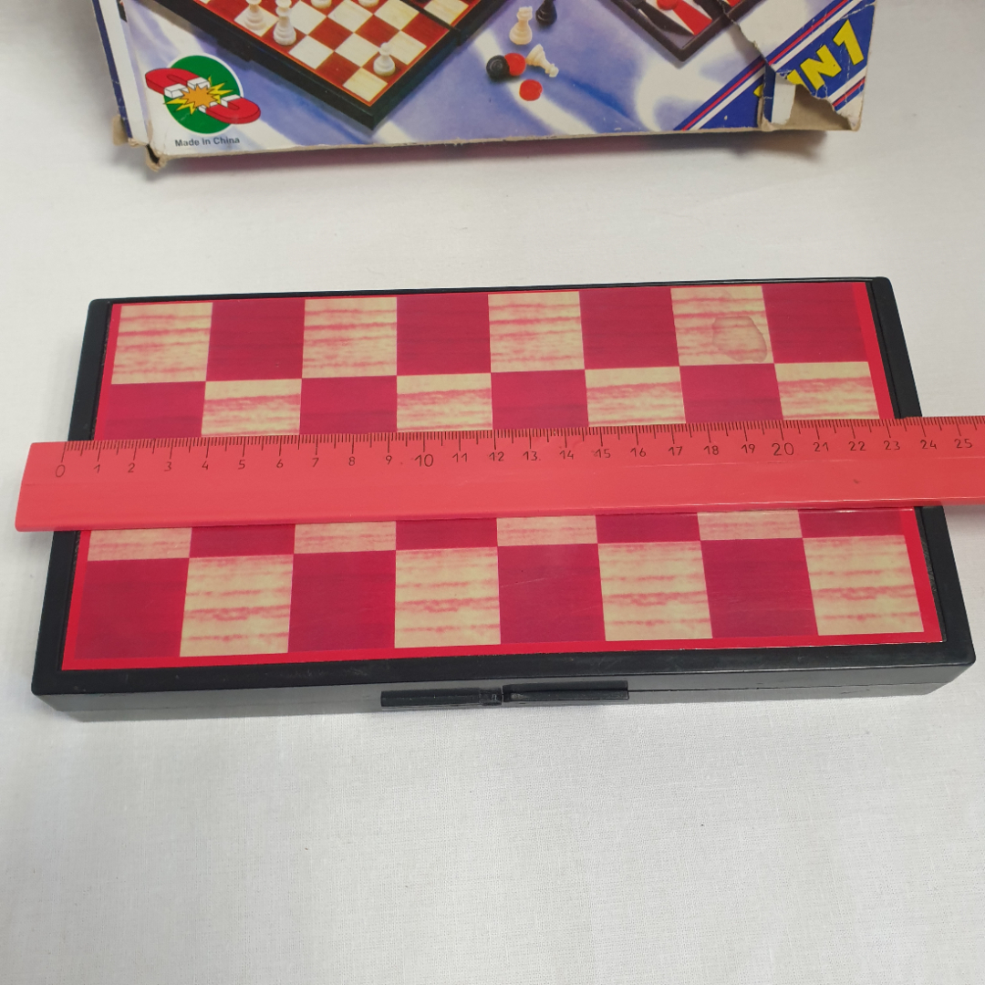 Магнитные шахматы 25х13 см. Китай.. Картинка 6