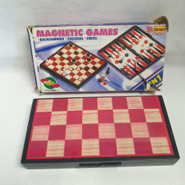 Магнитные шахматы 25х13 см. Китай.. Картинка 5