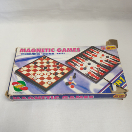 Магнитные шахматы 25х13 см. Китай.. Картинка 9