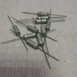 Радиодетали. Набор из 10 конденсаторов БМ-2 1000 пр 306, винтаж СССР