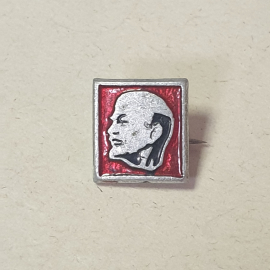 Значок СССР с профилем Ленина, винтаж, коллекционный