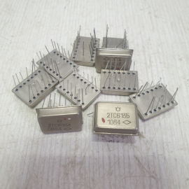 Радиодетали. Набор из 10 микросхем 2ТС613Б 1084, винтаж СССР