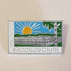 Значок "Московский совхоз" СССР
