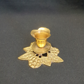 Подсвечник, латунь, 7 см. Винтаж.