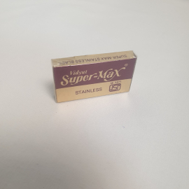 Лезвия винтажные Vidyut Super - Max Stainless, Индия, оригинальный ретро стиль.