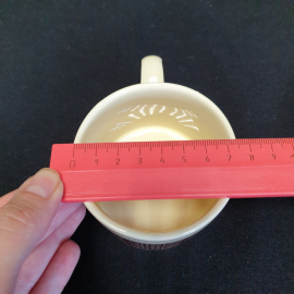 Чайно - кофейные пары на 5 персон "Cappuccino", фарфор, деколь, 200 мл. СНГ.. Картинка 10