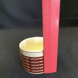 Чайно - кофейные пары на 5 персон "Cappuccino", фарфор, деколь, 200 мл. СНГ.. Картинка 11