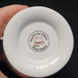 Сахарница Royal Porcelain Collection, фарфор, деколь, позолота, 250 мл. Англия.. Картинка 7