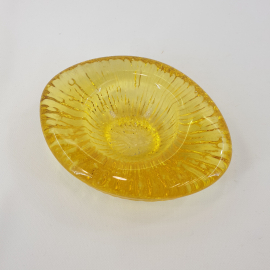 Пепельница Гусьхрустальный завод, цветное стекло, винтаж СССР