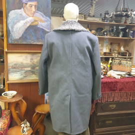 Пальто мужское, отделка каракуль, полуобхват груди 65 см, винтаж СССР. Картинка 4