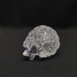 Статуэтка "Ежик", стекло, отсутствует лапка, винтаж СССР