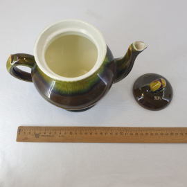 Чайник Конакова, фаянс 1.25 л, винтаж СССР. Картинка 6