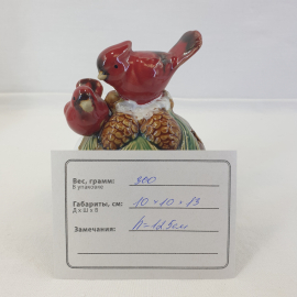 Подсвечник Птички, керамика высота 12.5 см, Китай. Картинка 10
