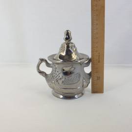 Сахарница, керамика 0.4 л, винтаж. Картинка 10