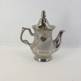 Заварочный чайник, керамика 0.6 л, винтаж СССР. Картинка 2