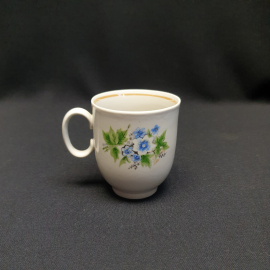Чашка кофейная, Полонное, фарфор, деколь, люстр, 200 мл. Винтаж, СССР.