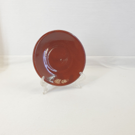 Блюдце Киев, керамика 11.5 см, винтаж СССР. Картинка 1
