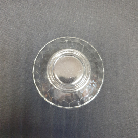 Розетка вареньица Дятьково, стекло 9.5 см, винтаж СССР. Картинка 4