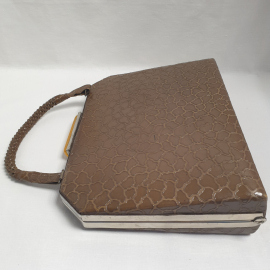 Сумка дамская 32х25 см, кожзам. Винтаж, СССР.. Картинка 5