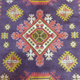 Ковер шерсть 200х130 см. Винтаж, СССР.. Картинка 6