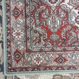 Ковер шерсть 240х150 см, требует хим.чистки. Винтаж, СССР.. Картинка 2