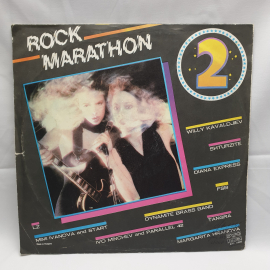 Пластинка СССР Rock Marathon 2, LZ, Динамит Брас Бенд, ФСБ. Советский винтажный винил.. Картинка 2