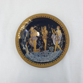 Декоративная тарелка Best homa porcelain, деколь позолота, 18 см,. Картинка 2
