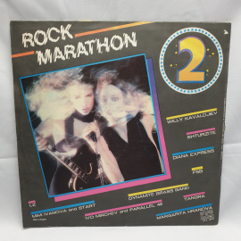Пластинка СССР Rock Marathon 2, Вилли Кавалджиев, Щурците, Диана Экспресс, LZ, советская и винтажная. Картинка 2