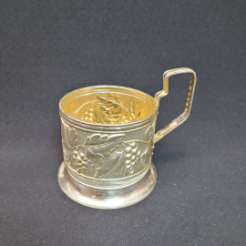 Подстаканник МЗН, алюминий, Винтаж, СССР.