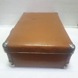 Чемодан (сломана крышка), сломаны замки, 51х32 см. Винтаж, СССР.. Картинка 3