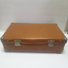 Чемодан (сломана крышка), сломаны замки, 51х32 см. Винтаж, СССР.. Картинка 4