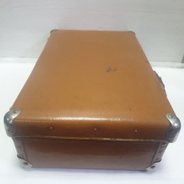 Чемодан (сломана крышка), сломаны замки, 51х32 см. Винтаж, СССР.. Картинка 5