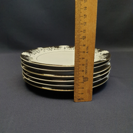 Набор десертных тарелок "Fine Porcelain" 6 шт, фарфор, позолота. Китай.. Картинка 7
