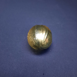 Елочная игрушка "Желудь" 7х4 см, стекло. Винтаж, СССР.. Картинка 3