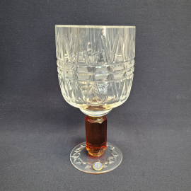 Бокал, хрусталь Кубок олимпийского огня, 350 мл высота 16 см, винтаж СССР