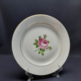 Столовая тарелка Kahla, фарфор деколь 23 см, винтаж СССР