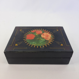 Деревянная шкатулка, размеры 16х12см, винтаж СССР