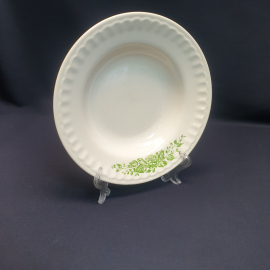 Суповая тарелка Прокопьевский, фарфор деколь 20 см, винтаж СССР