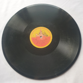 Граммофонная пластинка. Рондо Фарлафа, Ария Мельника. ИСП. Шаляпин. Антикварная запись.