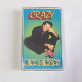 Аудиокассета Crazy. Julio Iglesias, Мир Музыки. Коллекционная, винтажная.