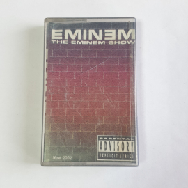 Аудиокассета Eminem The Eminem Show. Легендарный альбом 2002 года, редкое издание, винтажная.