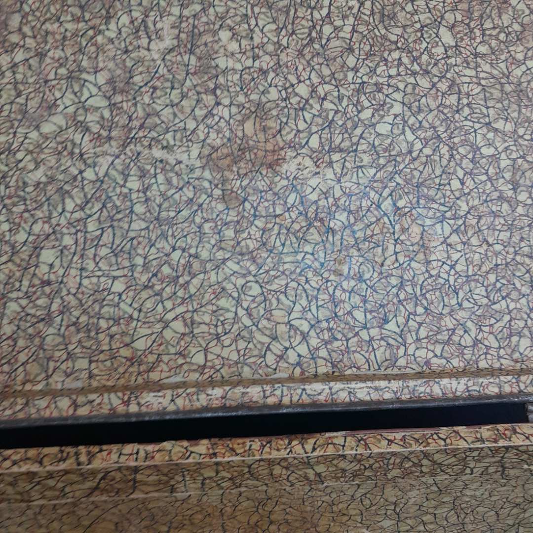 Чемодан на защелках 62х37х19 см, кожзам. Винтаж, СССР.. Картинка 12