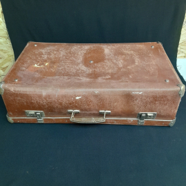 Чемодан 72х42х22, кожзам, сост. см. фото. Винтаж, СССР.. Картинка 5