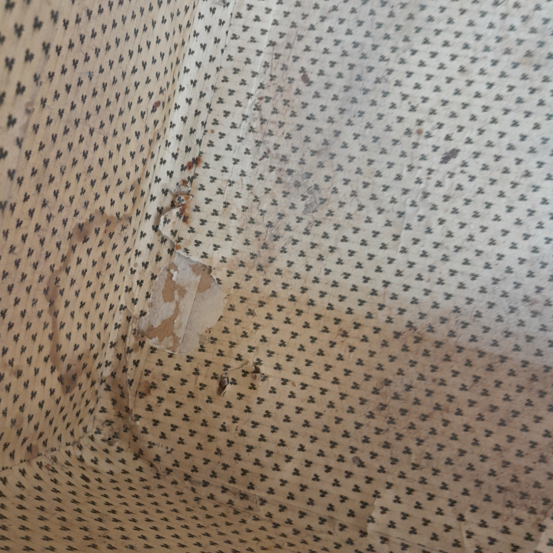 Чемодан 63х40х18 см с ключом, сост. см. фото. Винтаж, СССР.. Картинка 10